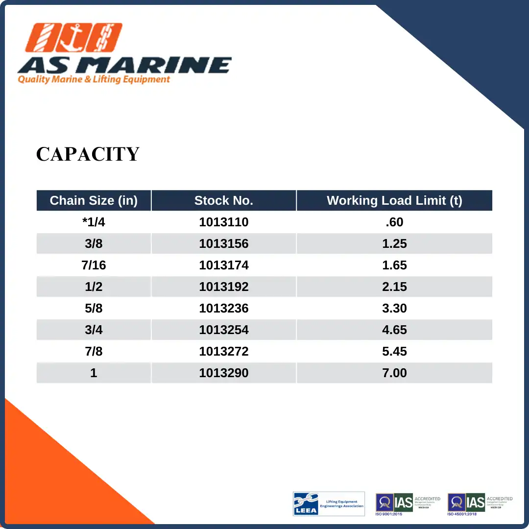 Capacity G335 Crosby USA